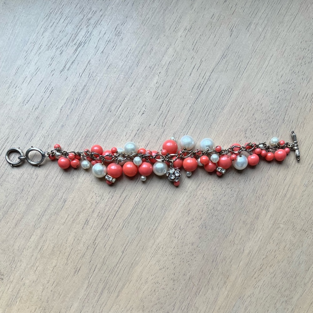 Beaded bobble bracelet